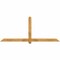 Ekena Millwork Eugene Rough Sawn Timber Gable Bracket, Western Red Cedar, 84"W x 35"H x 4"D x 4"F, 10/12 Pitch GBW084X35X0404EUG00RWR - alternate 1